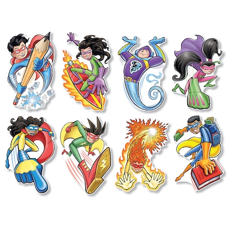 North Star Teacher Resources Superheroes Bulletin Board Set 3073